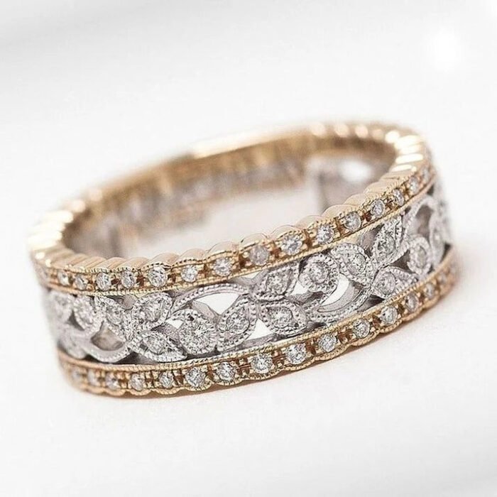 Hollow Flower Index Finger Ring