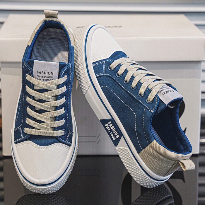 Breathable All-matching Skateboard Men's Soft Bottom Casual Sports Fashion Canvas Shoes