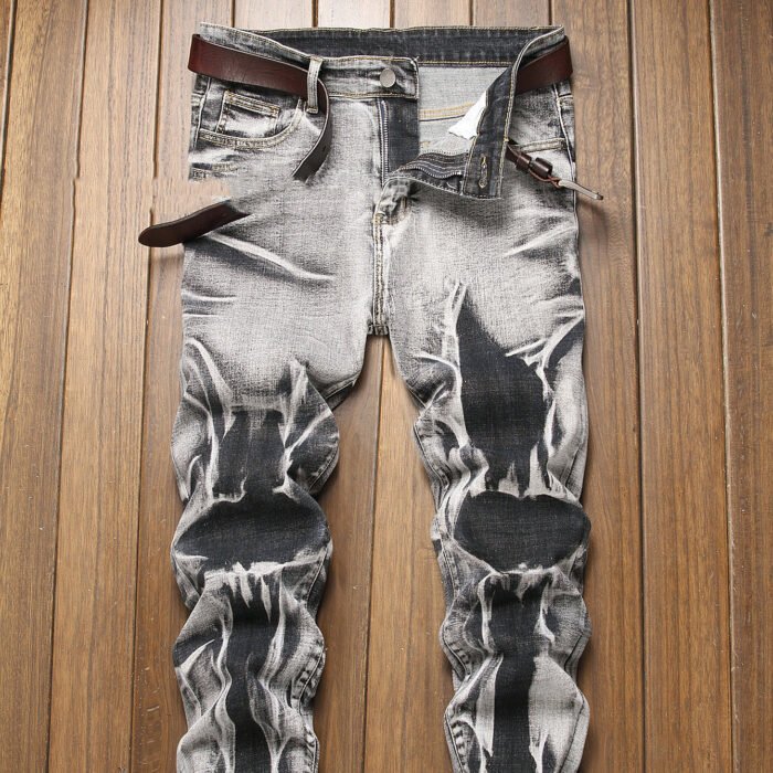 Slim Fit All-match Gray Men's Comfortable