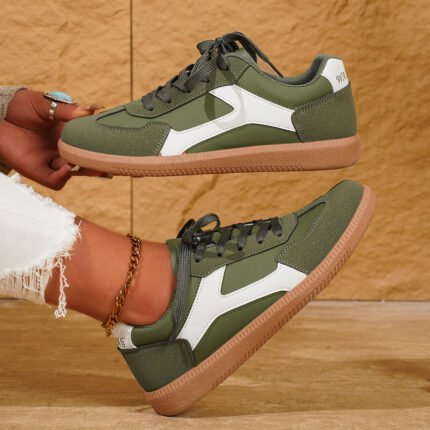Spring And Autumn New All-match Moral Training Women's Lace-up Casual Shoes