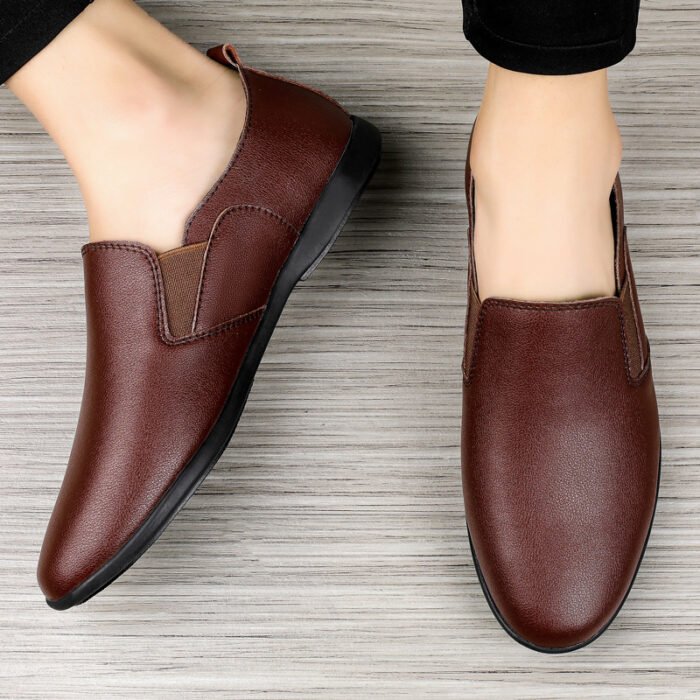 Male Leather Business Leisure Breathable Shoes